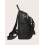 Damenrucksack schwarz, Polyurethan, Polyester, Kunstleder - erg 2
