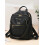 Damenrucksack schwarz, Polyurethan, Polyester, Kunstleder - erg 5
