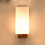 Applique murale scandinave en bois, style simple, pour 4