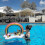 Inflatable beer cooler with cup holders for pool party 5