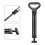 Camping Wagon Cart Telescoping Pull Handle Replacement , Retractable Rod with Handle 3