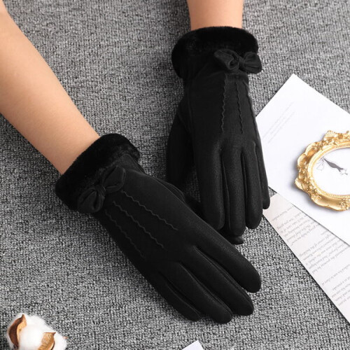 Damen-Winterhandschuhe K93, schwarz 1