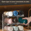 Plastic Water Bottle Organizer and Wine Rack Storage Holder,3 Tier 9Containers Stackable Standing Bottle Storage Rack 2