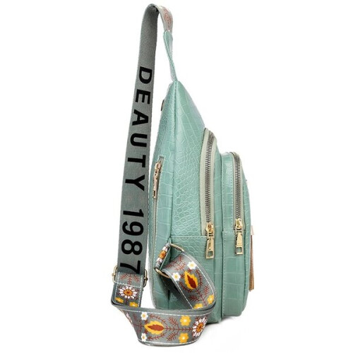 Damen-Schultertasche, blau 2