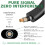 12 Inch Guitar Patch Cables 6 Pack, 1/4" Right Angle Effect Pedal Flat Cables, Pedal Board Patch Cables 3