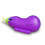 Inflatable Eggplant Pool Float for Recreational Swimming 2