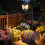 2-in-1 Outdoor Solar Lamp Post Light with Planter 5