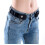 Women's belt T112, black 3