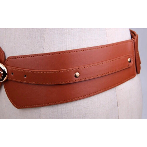 Cintura da donna T68, marrone 2