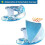 Pool float with canopy, cup holder, XL size pool chair 3