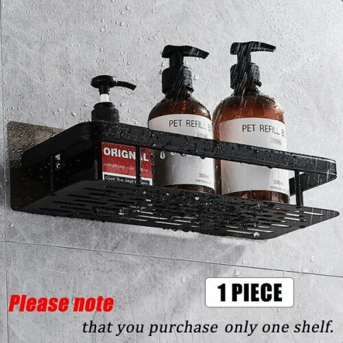 Support de douche Amxcnoy, support de douche sans perçage, support de salle de bain en aluminium 1