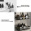 Support de douche Amxcnoy, support de douche sans perçage, support de salle de bain en aluminium 3