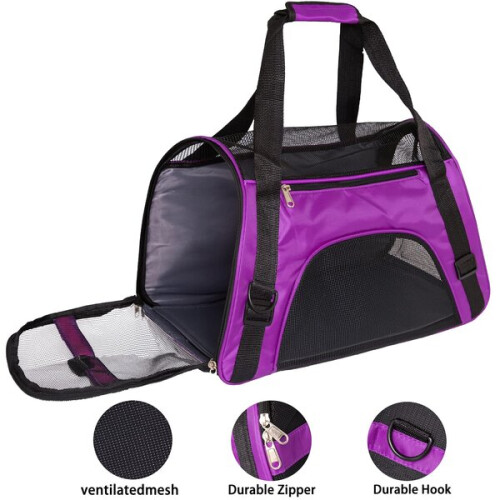 Mesh pet basket, various sizes, purple 2