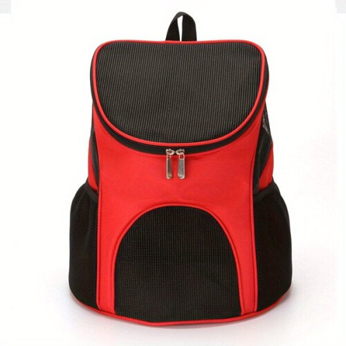 Tragbarer Rucksack für Haustiere, rot 1
