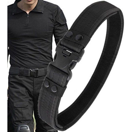 Cinto tático militar masculino E103 preto 1