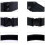 Cinto tático militar masculino E103 preto 5