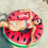Inflatable watermelon pool float for adults, summer swimming 2