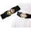 Women's belt D19 black 2