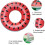 Inflatable watermelon pool float for adults, summer swimming 5