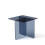 Tempered Grey Bent Glass SideTable, Transparent End Table, Sofa table 2