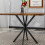 Square Dining Table, Mid Century Modern Square Dining Table for 4-6 Person, Coffee Table for Kitchen Dining Room, Office, Save Space 2