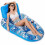 Luxury inflatable pool chair with cup holder and ergonomics 3