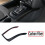 Auto Console Gear Frame Interior Decoration Accessories for  09-16 A4L/A5 S4 S5 Car Modification Silver 5