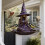 Meditating Witch Resin Hanging Bird Feeder, Garden Statue 5