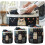 Cute Cat Pattern Quilted Laundry Storage Basket with Handles 2