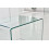 Tempered Clear Bent Glass SideTable, Transparent End Table, Sofa table 5