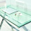 Glass Computer Desk, Transparent Tempered Glass Laptop Table with Rounded Edges Desks, Sofa Table 5