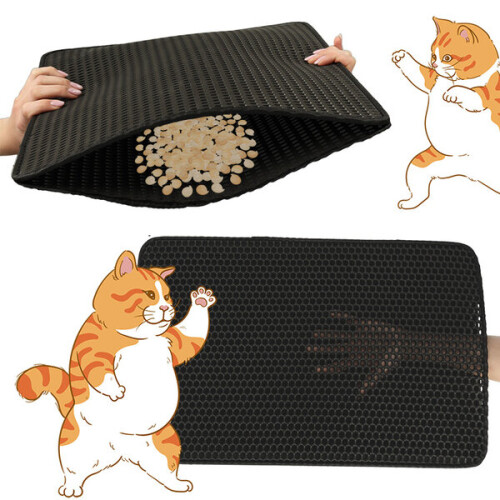 Litter box mat L89, black 2