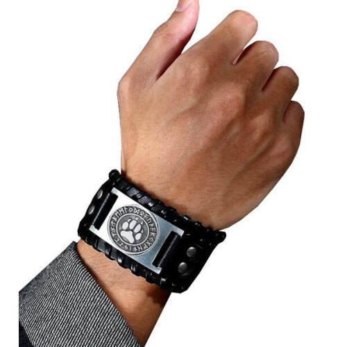 Herenarmband E59 zwart 1