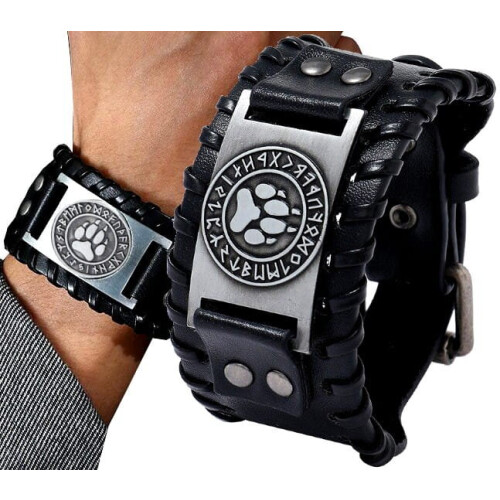 Herenarmband E59 zwart 2