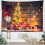 Tapeçaria de Natal 59x51 polegadas, para pendurar na parede, em formato de anão de inverno. 2