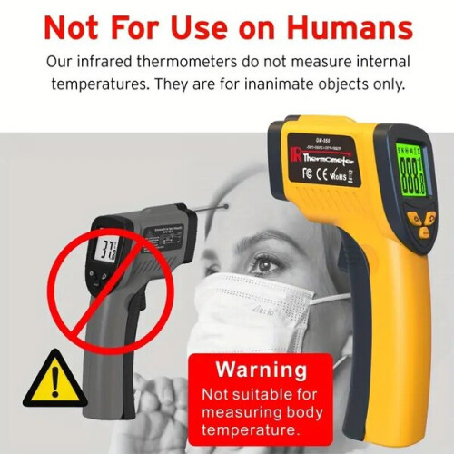 Infrarot-Thermometer, gelb 2