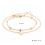 Bracciali da donna, catene cubane impermeabili con 3