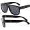 Herren-Sonnenbrille V87BL, schwarz 2