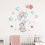 Vinilo decorativo infantil de conejito con globos. 2