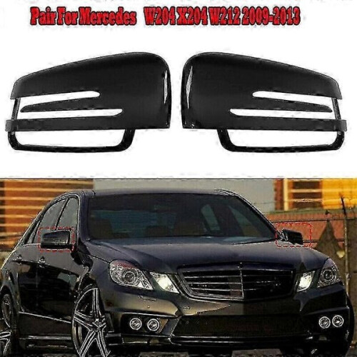 1 ζεύγος καλυμμάτων πλαϊνών καθρεφτών για C-Class W204 W212 W221 1