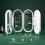 Amxcnoy Foldable Jewelry Cabinet with Design Display - White 2