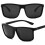 Herren-Sonnenbrille V88BL, schwarz 2