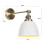 Moderne mini wandlamp met metalen kap 2