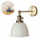 Moderne mini wandlamp met metalen kap 4