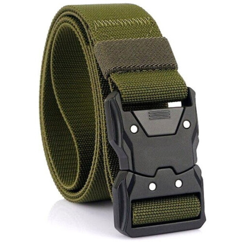 Cinto masculino de tecido H1, verde 1