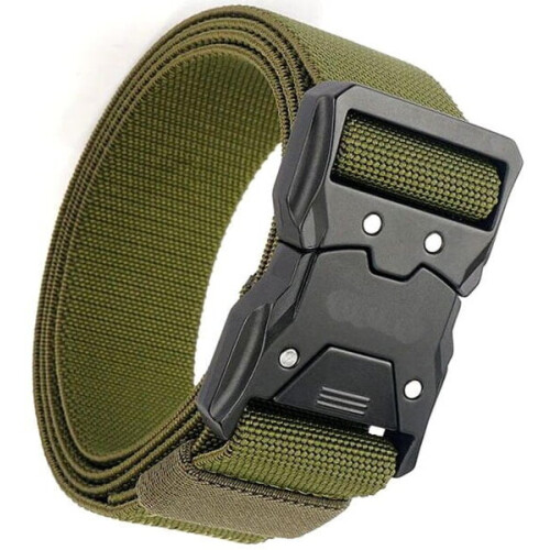 Cinto masculino de tecido H1, verde 2