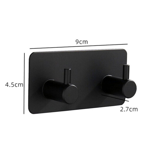 Badezimmerregal, schwarz T27 1