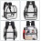 Damenrucksack T7, transparent 3