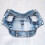 Denim hondenvest M 2