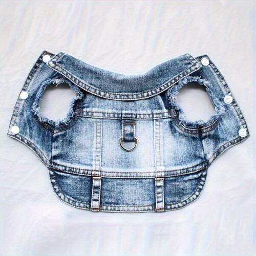 Denim hondenvest M 1